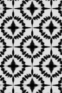 Abstrakcyjny wzór shibori autorstwa Fun Qui