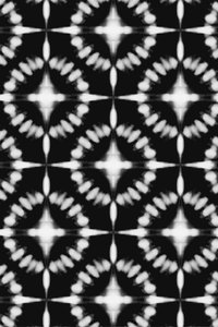 Monochromatyczny wzór shibori autorstwa Fun Qui