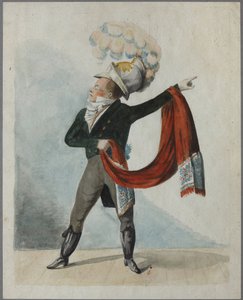 Fiodor Fiodorowicz Kokoshkin (1773-1838) par. Sotnikov, Fiodor Grigoryevich (czynny początek XIX wieku). Akwarela na papierze, I ćw. XIX w., Państwowe Muzeum im. A.S. Puszkin, Moskwa autorstwa Fyodor Grigoryevich Sotnikov