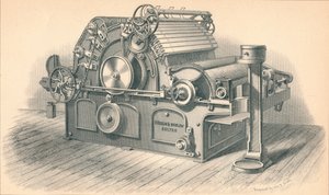 Zgrzeblarnia samozdzierająca, autorstwa Dobsona i Barlowa Boltona, 1874 autorstwa GB Smith