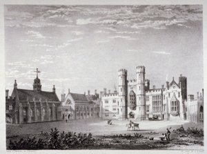Pałac Lambeth, Londyn, ok. 1830 autorstwa GF Bragg