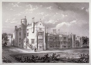 Widok pałacu Lambeth, Londyn, ok. 1830 r. autorstwa GF Bragg