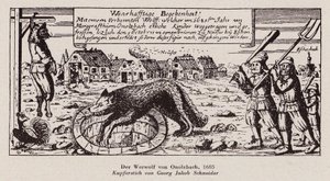 Wilk z Ansbach autorstwa G.J. Schneider