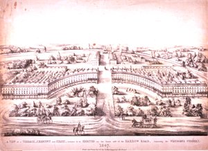 Harrow Road, Paddington, 1847 r. autorstwa G.L. Lee
