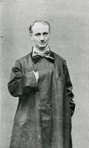 Charles Baudelaire (1821-67) (zdjęcie czarno-białe) autorstwa G.M. Lege