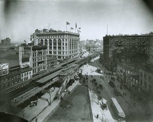 Broadway, na północ od 32. ulicy, Nowy Jork autorstwa G.P. Hall und Sohn