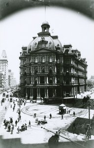 Old Post Office, Broadway and Park Row, Nowy Jork, ok. 1900