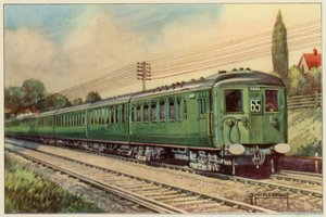 Southern Railway, Electric Express z London Bridge do Eastbourne (kolor lito)