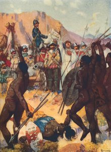 „Barreto walczy z kafirami”, 1909 autorstwa GS Smithard