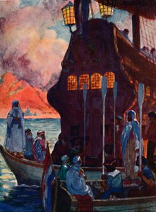 „Nadejście szejka Józefa”, 1909 autorstwa GS Smithard