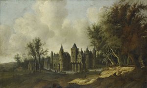 Zamek Egmond autorstwa G.W. Berckhout