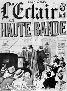 Plakat reklamujący powieść „La Haute Bande” poświęconą aferze panamskiej, ok. 1930 r. 1892-95