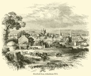 Hereford z Athelstane Hill autorstwa G. F. Sargent