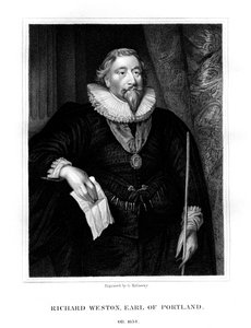 Richard Weston, 1. hrabia Portland, 1825. autorstwa G. Kellaway