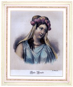 Sophie Arnould , francuski sopran autorstwa G. Riccio