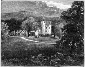 Zamek Abergeldie, Aberdeenshire, Szkocja, 1900