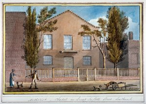 Kaplica Metodystów, Great Suffolk Street, Southwark, Londyn, 1825 autorstwa G Yates