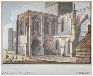 Katedra w Southwark, Londyn, 1825