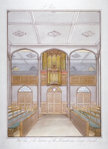 Kaplica w Instytucie Towarzystwa Filantropijnego przy London Road, Southwark, Londyn, 1825 autorstwa G Yates