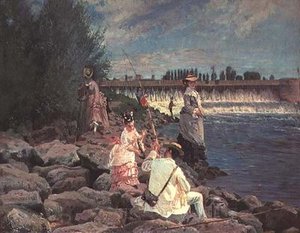 Wędkowanie na Sekwanie autorstwa Gabriel Guay