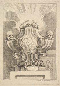 Projekt urny, 1725-72. autorstwa Gabriel Huquier