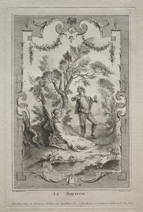 Błazen, Arabeska autorstwa Gabriel Huquier