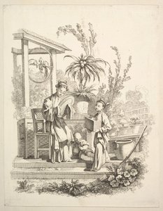 Toaleta, ca. 1742. autorstwa Gabriel Huquier
