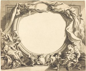 Wiara i Miłosierdzie autorstwa Gabriel Huquier after François Boucher