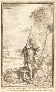 Frontyspis: Kompozycja alegoryczna (Kompozycja alegoryczna) autorstwa Gabriel Jacques de Saint Aubin