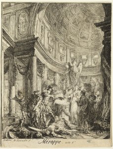 Merope autorstwa Gabriel Jacques de Saint Aubin