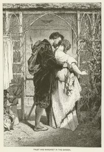 Faust i Małgorzata w ogrodzie