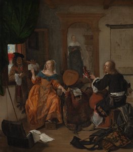 Impreza muzyczna, 1659. autorstwa Gabriel Metsu