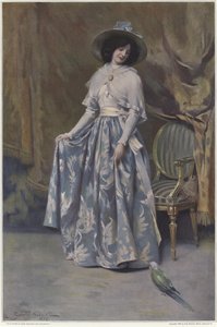 Portret w kolorze niebieskim