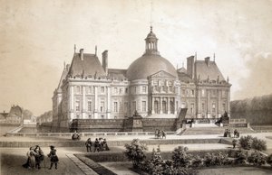 Zamek w Vaux Le Vicomte (Vaux-Le-Vicomte).