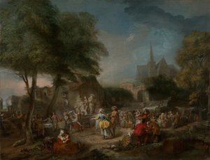 Taniec wiejski, ok. 1760-1762 (olej na płótnie)