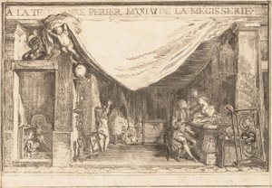 Sklep M.Périer, kupca ślusarki, 1767. autorstwa Gabriel de Saint Aubin