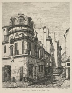 Akwaforty Starego Paryża: Dawna Szkoła Medyczna, rue de la Bucherie