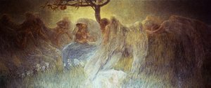 Macierzyństwo autorstwa Gaetano Previati
