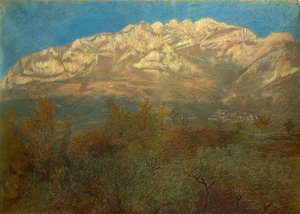 Góra Resegone autorstwa Gaetano Previati