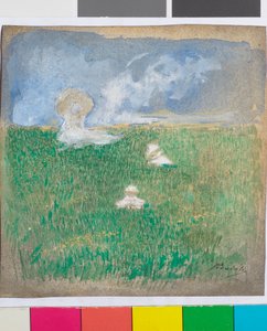 Pokój, ok. 1901 autorstwa Gaetano Previati