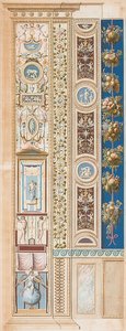 Pilaster Loggia IV (ozdoba, w której siedzi geniusz chwały)