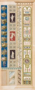 Pilaster Loggia XIII (dekoracja z pejzażami i elementami myśliwskimi)