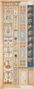 Pilaster Loggia XII (ozdoba wyrastająca z naczynia) autorstwa Gaetano Savorelli