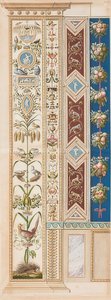 Pilaster Loggia XI (dekoracja z jeżozwierzem) autorstwa Gaetano Savorelli