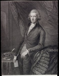 Prawy Hon William Pitt młodszy (Grawerowanie) autorstwa Gainsborough (after) Dupont