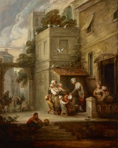 Dobroczynność łagodząca niedolę autorstwa Gainsborough Dupont