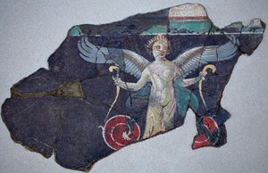 Rzymskie malarstwo ścienne autorstwa Gallo-Roman