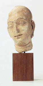 Mnich, dynastia Kushan, 100-400 AD (stiuk)