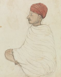 Mężczyzna w czerwonym turbanie