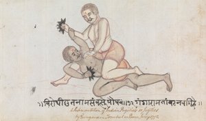 Polonês de Wrestling Two Jetties autorstwa Gangaram Chintaman Tambat